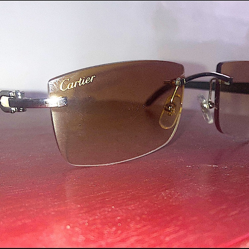 Authentic Cartier Buffs with additional Lenses